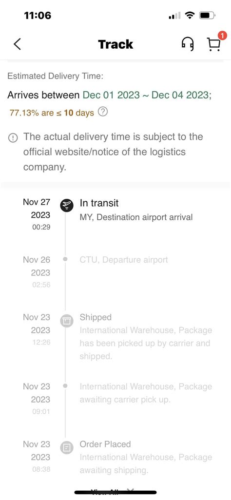 package stuck in destination arrival reddit.